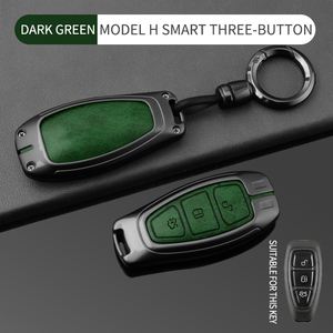 Neues Design Hochwertige Zinklegierung Autoschlüssel-Hülle Logo Zubehör für <span class=keywords><strong>Ford</strong></span> Schlüsselanhänger Abdeckung Gehäuse Metall - Product Image 1