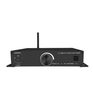 מגבר אודיו סטריאו Hi-Fi מקצועי, מבוקש מאוד, עם WiFi 2.4G ו-5G, AUX, BT5.0 ומקלט אופטי, למערכת שמע מרובת חדרים, 2x100W - Product Image 1