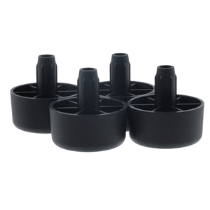 Vintage Mi Siècle Moderne Rond Noir Meuble <span class=keywords><strong>Table</strong></span> Jambe de Canapé <span class=keywords><strong>Pieds</strong></span> - Product Image 6