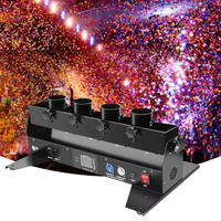 Lanceur de confettis 4 coups DMX512 Télécommande CO2 Souffleur de confettis Modèle Confetti Paper Blast Canons Machine