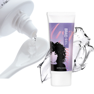 Disponible en stock, cera de abeja sin logotipo, añade <span class=keywords><strong>gel</strong></span> de peinado brillante con olor para cabello natural 4C - Product Image 1