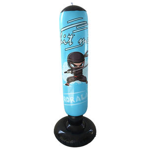 TEMU Novedad Transfronteriza: Columna de Equilibrio Inflable de PVC para Boxeo, para Jóvenes (7-14 Años), 1.45 Metros, Rellenable con Agua - Product Image 5