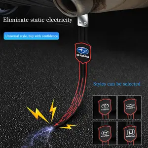Car Static Belt Anti-static Grounding Strip for Car Electrostatic Dragging Tape Wear-resistant Car Static Elimination Artifact
