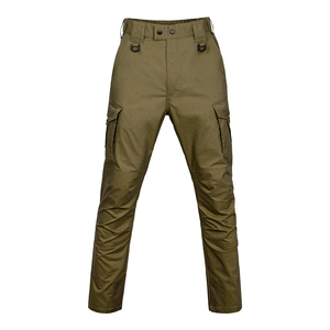Pantalones Tácticos Casuales para <span class=keywords><strong>Hombre</strong></span> EN STOCK, Cintura Media, Multibolsillos, Pantalones de Entrenamiento, Pantalones Cargo Lisos Teñidos - Product Image 1