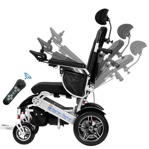 <span class=keywords><strong>Fauteuil</strong></span> <span class=keywords><strong>roulant</strong></span> électrique pliable <span class=keywords><strong>tout</strong></span>-<span class=keywords><strong>terrain</strong></span> Baichen, batterie amovible, quatre roues motrices, inclinable, pour adulte - Product Image 4