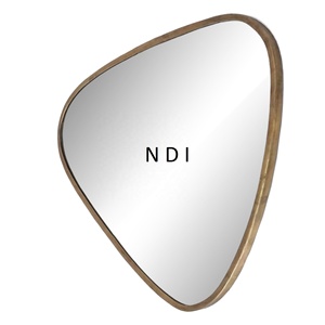 Hot Selling Product Bathroom <b>Wall</b> Mount Decorative <b>Round</b> Metal <b>Wall</b> <b>Mirror</b> Golden Finishing Handmade Designer <b>Wall</b> <b>Mirror</b> - Product Image 5