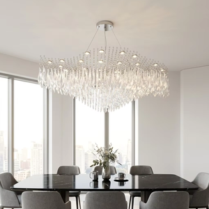 Lampadario di Lusso Personalizzato in Cristallo con LED, Decorazione Creativa per Matrimoni, Sale Banchetti, Hotel e Progetti di Illuminazione - Product Image 6