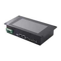 7 "Robuste Win10 Tablette Tactile Double Ports LAN 4xRS232 Sans Ventilateur Linux Panneau Pc Industriel Capacitif Écran Tactile Pc