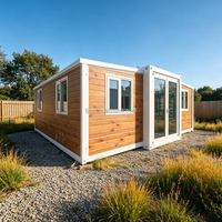 Maison conteneur extensible 20ft 40ft, maison modulaire préfabriquée, mini-maison 2 ou 3 chambres, maisons conteneurs mobiles préfabriquées