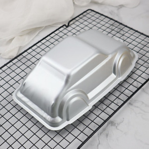 Aluminum Alloy Car Shaped Cake <b>Mold</b> For Baking Cartoon Cake Tools Single Piece - Product Image 1