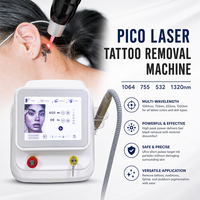 Appareil esthétique professionnel portable 1064 532 nm pour le blanchiment des taches, la réduction des pores et le soin des pigments foncés