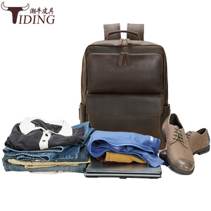 Mochila Tiding de 17 Pulgadas, Gran Capacidad, Resistente al Agua, para Viajes y Actividades al Aire Libre, Unisex, Color Marrón Oscuro Sólido - Product Image 5