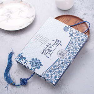410 Stainless Steel <strong>Knife</strong>, Fork, Spoon, Chopsticks, <strong>Chinese</strong>-style Blue and White Porcelain Handle Four-piece <strong>Set</strong> Gift Box - Product Image 4