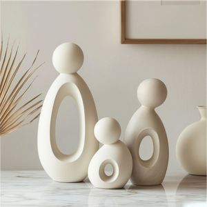 Elegante Estatua Familiar Artística de Resina - Tema Amoroso, Decoración para el Hogar y Regalo Coleccionable - Product Image 2