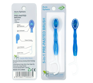 <span class=keywords><strong>Cepillo</strong></span> de <span class=keywords><strong>dientes</strong></span> desechable 5 en 1 <span class=keywords><strong>con</strong></span> cuentas de limpieza, sin <span class=keywords><strong>agua</strong></span> ni pasta dental, mini <span class=keywords><strong>cepillo</strong></span> de viaje <span class=keywords><strong>con</strong></span> hilo dental y raspador de lengua - Product Image 1