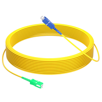 1m (3ft) Fiber Patch Cable 1 Fiber SC UPC Simplex to SC APC Simplex Single Mode (OS2) Riser (OFNR) 2.0mm Tight-Buffered Yellow
