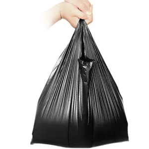 Custom Plastic Strong Trash Can Bin Garbage Trash Bags Contractor Garbage Bin Liner Supplies