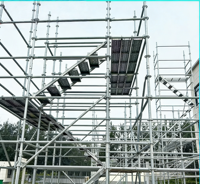 Système d'échafaudage Ringlock, tour d'échafaudage Cuplock galvanisée à chaud, construction en acier EN39 Q345