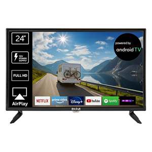 Nuevo Televisor Inteligente LED de 24 Pulgadas para Exteriores, Definición 2K, 12 V, Sistema Operativo Android, Entrada AV Antivibración - Product Image 1