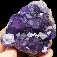 Vente en gros CrystalHola : Spécimen minéral de fluorite violette de haute qualité, Pierre brute, Gemme naturelle, Tendance mode, Souvenir de maison unique