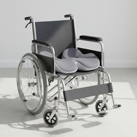 Bewalker Coussin de siège en mousse à mémoire de forme à soutien élevé pour soulager la douleur de la hanche Oreillers lombaires pour les employés de bureau sédentaires