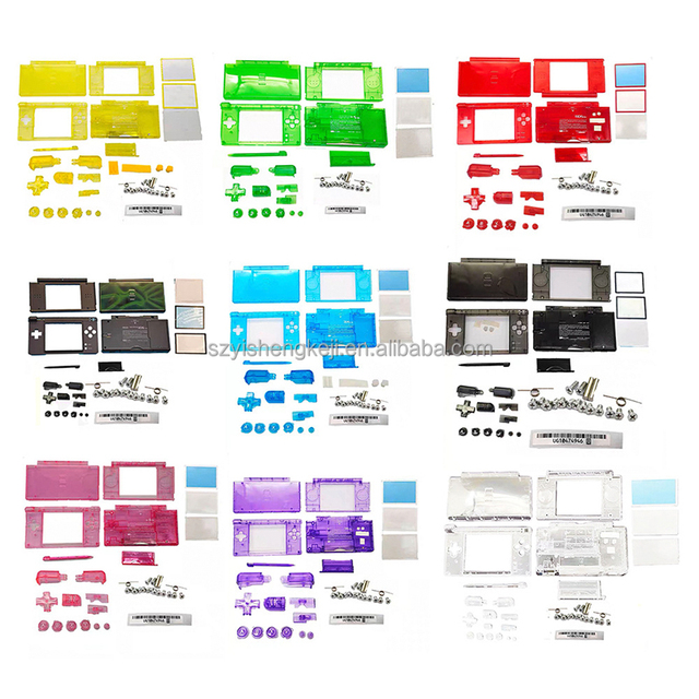 Full Set Maintenance NDSL Housing Shell Kit for NS NDSL Lite Handheld Console Refurbishment Spare Repair Replacement Accessories