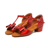 Nouvel arrivage de chaussures de danse latine confortables en cuir de vachette, chaussures de danse salsa en cuir véritable en satin de coton à la mode pour femmes