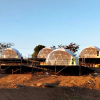 Dôme géodésique personnalisé de 6 m pour hôtel, glamping et camping en extérieur – Chine