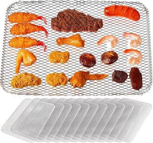 12 Mallas Desechables de Aluminio para <span class=keywords><strong>Parrilla</strong></span> de 12 x 15 Pulgadas para Barbacoa al Aire Libre, Revestimientos de Acero Inoxidable para Parrillas de Carbón para Acampar - Product Image 1