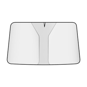 Parasol para Coche, Parasol Delantero para Parabrisas, Poliéster Plegable de Color Sólido, Aislamiento Térmico, Protección de Verano, Panel Interior - Product Image 2