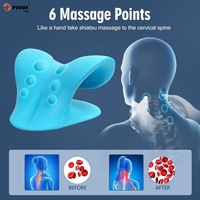Appareil de traction cervicale de haute qualité pour le cou et les épaules, oreiller relaxant pour la relaxation musculaire et le soulagement des douleurs TMJ