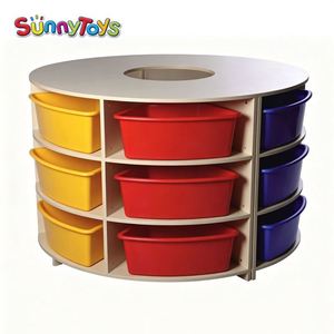 Meuble à chaussures créatif non toxique pour maternelle avec organisateur, mobilier d'<span class=keywords><strong>occasion</strong></span> pas cher pour garderie - Product Image 2