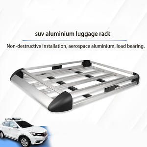 Portaequipajes de aluminio duradero <span class=keywords><strong>para</strong></span> coche Senbolia <span class=keywords><strong>para</strong></span> viajes y uso doméstico Portaequipajes versátil - Product Image 2