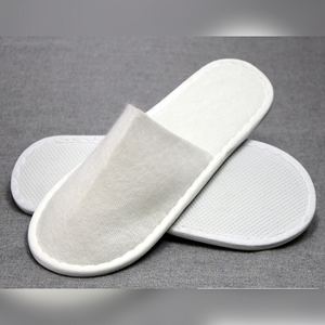Zapatillas desechables, proveedor de China, zapatillas ecológicas de lujo personalizadas antideslizantes para adultos, hospitalidad, viaje en avión, gran oferta - Product Image 1