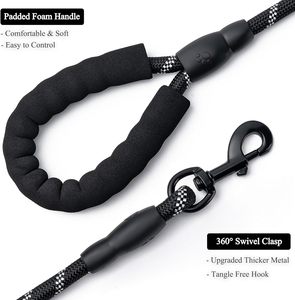 Hot Selling Classic & Fashion 5FT 1.5m Length 1.2cm Thickness Durable Reflective Nylon Dog Traction <b>Braided</b> Leash - Product Image 3