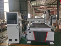 Routeur CNC MEOKON 1325 ATC |   Changeur d'outils linéaire, table à vide à cadre robuste, commande Syntec, broche, garantie 2 ans, pour le travail du bois