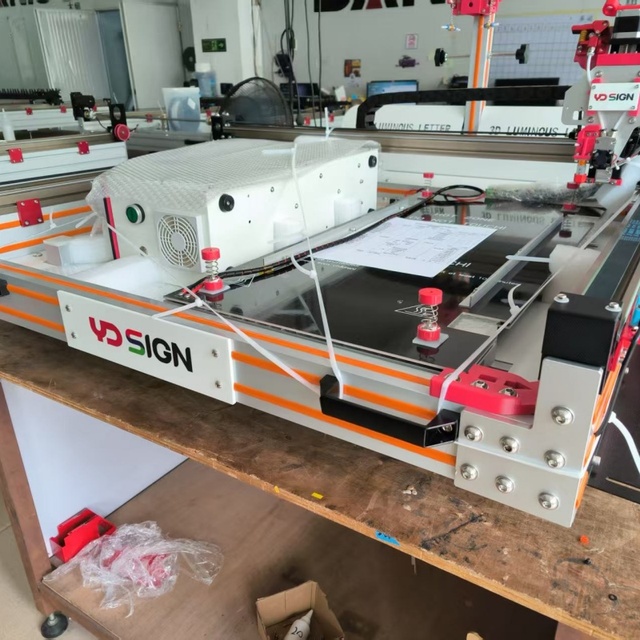 3D Printed Dual Extruder Flatbed Printer 1-Year Warranty Signage Channel Letter Frame for Luminous Letters New Aluminum