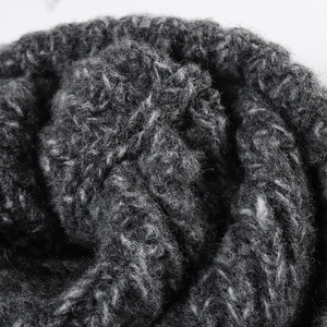 Bonnet d'hiver pour femme en tricot avec oreilles de chat, mélange de laine, pompon et liens tressés, doux, chaud, couleur unie, pour temps <span class=keywords><strong>froid</strong></span> - Product Image 6