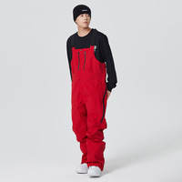 Pantalon de ski/snowboard unisexe personnalisé avec logo, confortable, chaud, imperméable, respirant, équipement d'hiver avec fermeture éclair