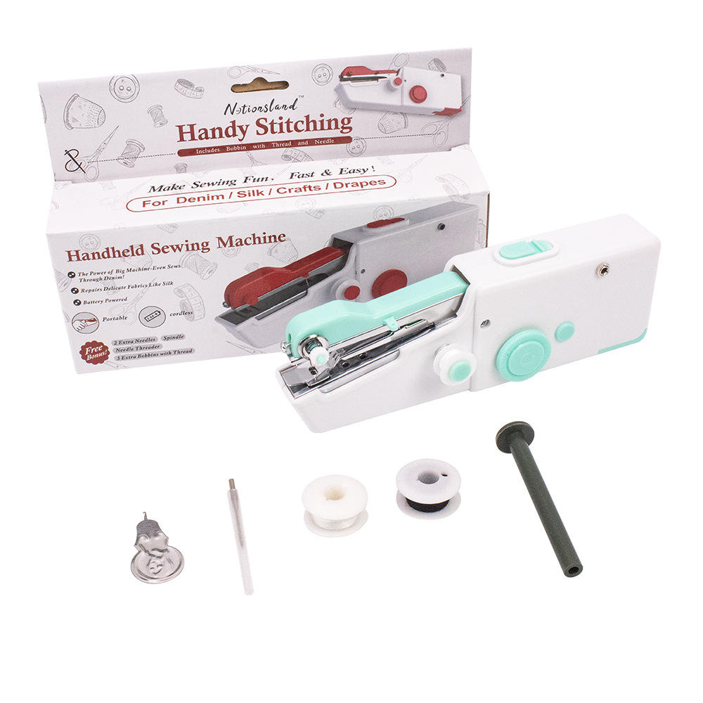 Máquina de coser azul