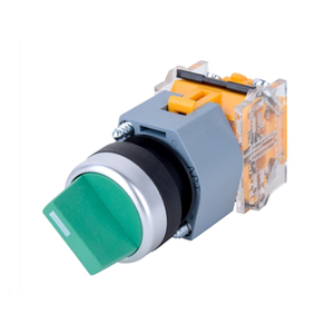 Interruptor de botón pulsador de cabeza redonda verde, interruptor de control de panel electrónico con terminal de pin para equipos industriales - Product Image 1