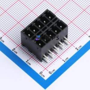 DB2ERHB-3.81-2*5P-BK Plug-in Terminal Block Bent Lead Through Hole,P=3.81mm Board-to-Board / Socket - Closed 2x5P 3.81mm Black - Product Image 1