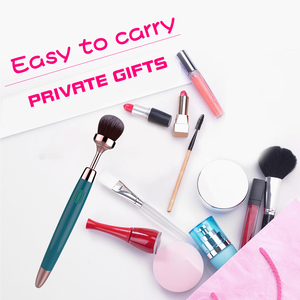 Bestseller Make-Up Borstels Vrouwelijke <span class=keywords><strong>Vagina</strong></span> Clitoris Stimulator Borstel Vorm Kogel Vibrator Seksspeeltjes - Product Image 6