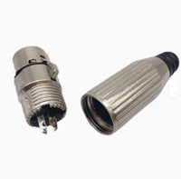 Nouveau câble XLR très vendu, connecteur XLR 3P mâle-femelle de haute qualité tout en métal pour instrument de musique