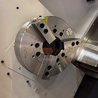Tour CNC à banc incliné certifié CE TCK66A, tour à métaux haute vitesse avec broche A2-8, contre-pointe MT5