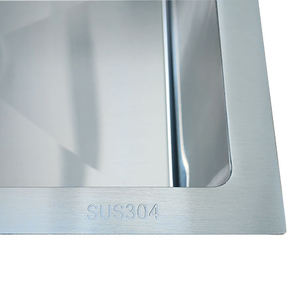 Lavello da <span class=keywords><strong>cucina</strong></span> artigianale a vasca singola in <span class=keywords><strong>acciaio</strong></span> inossidabile con montaggio a incasso e rubinetto estraibile per bar e cucine - Product Image 3