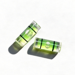 Цилиндрический пузырьковый уровень 6*6*14 мм, зеленый, из акрила PMMA, бестселлер - Product Image 5