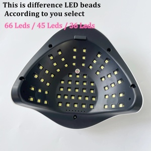 SUN X6 MAX Séchoir à Ongles Professionnel 66 LED UV/LED pour Gel, Lampe de Séchage pour Tous Types de Gels, en Plastique - Product Image 5