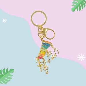 Porte-clés Créatif en Forme de Ballerine pour Employés, Breloque Colorée pour Sac <span class=keywords><strong>à</strong></span> Musique, Petit Pendentif, Accessoire de Mode, Cadeau Unique pour les Amateurs de Musique - Product Image 1