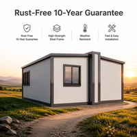 Contenedor Plegable de Despliegue Rápido, Refugio de Emergencia, Clínica Móvil Prefabricada, Contenedor con Energía Solar para Granjas Ganaderas y Campamentos
